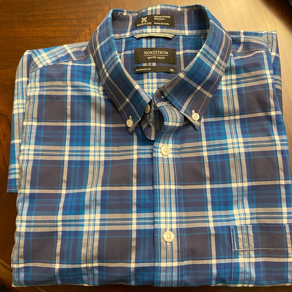 Nordstrom Smartcare™ Wrinkle Free Short Sleeve